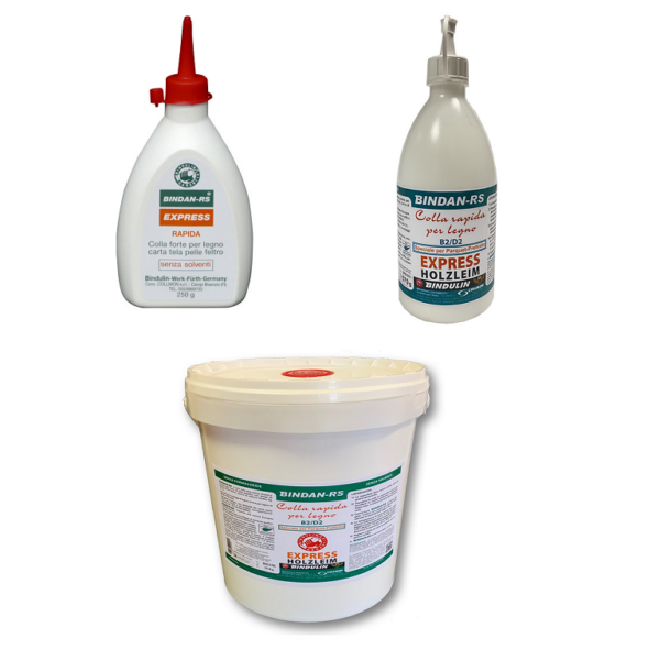 Colla Forte Rapida Trasparente per Interni B2/D2 Bindan-RS vari formati | Bindulin